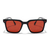 Cyrus 51 | Black Wayfarer Polarized Sunglasses | Red Lens - PMG7856