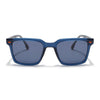 Cyrus 51 | Blue Wayfarer Polarized Sunglasses | Blue Lens - PMG7858