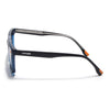 Cyrus 51 | Blue Wayfarer Polarized Sunglasses | Blue Lens - PMG7858