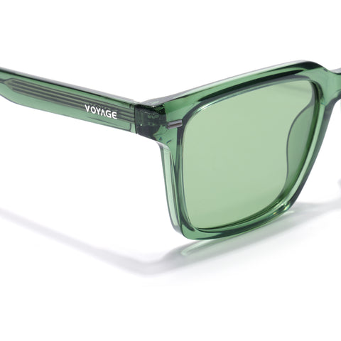 Cyrus 51 | Green Wayfarer Polarized Sunglasses | Green Lens - PMG7859