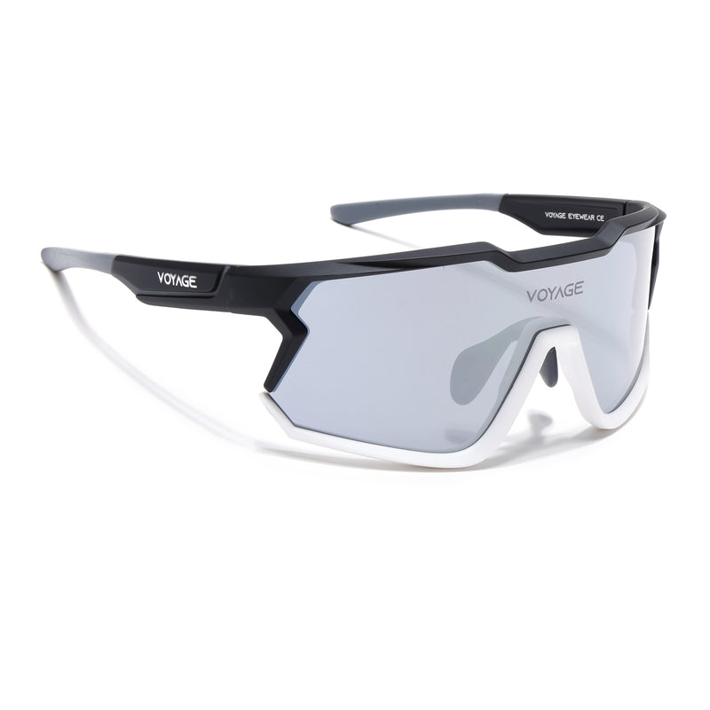 Voyage Select Drift Sunglasses (Black Lens | Black & White Frame - SLMG6313)
