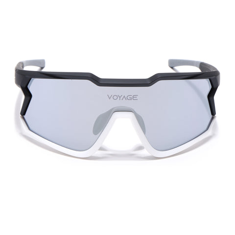 Voyage Select Drift Sunglasses (Black Lens | Black & White Frame - SLMG6313)