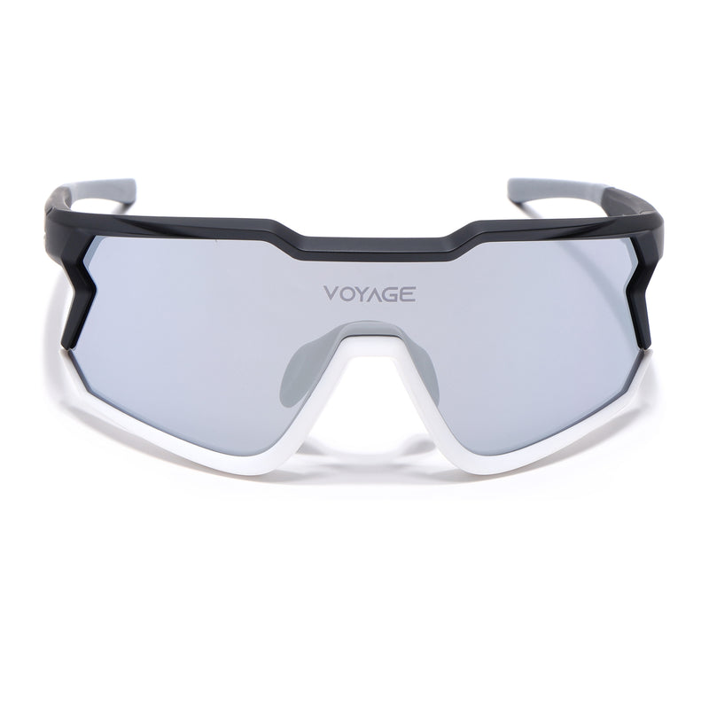 Voyage Select Drift Sunglasses (Black Lens | Black & White Frame - SLMG6313)