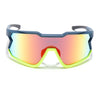 Voyage Select Drift Sunglasses (Multicolor Lens | Blue & Yellow Frame - SLMG6314)