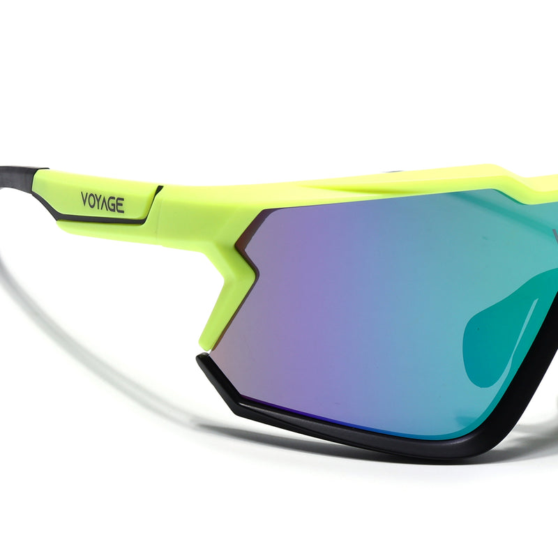 Voyage Select Drift Sunglasses (Multicolor Lens | Yellow & Black Frame - SLMG6315)