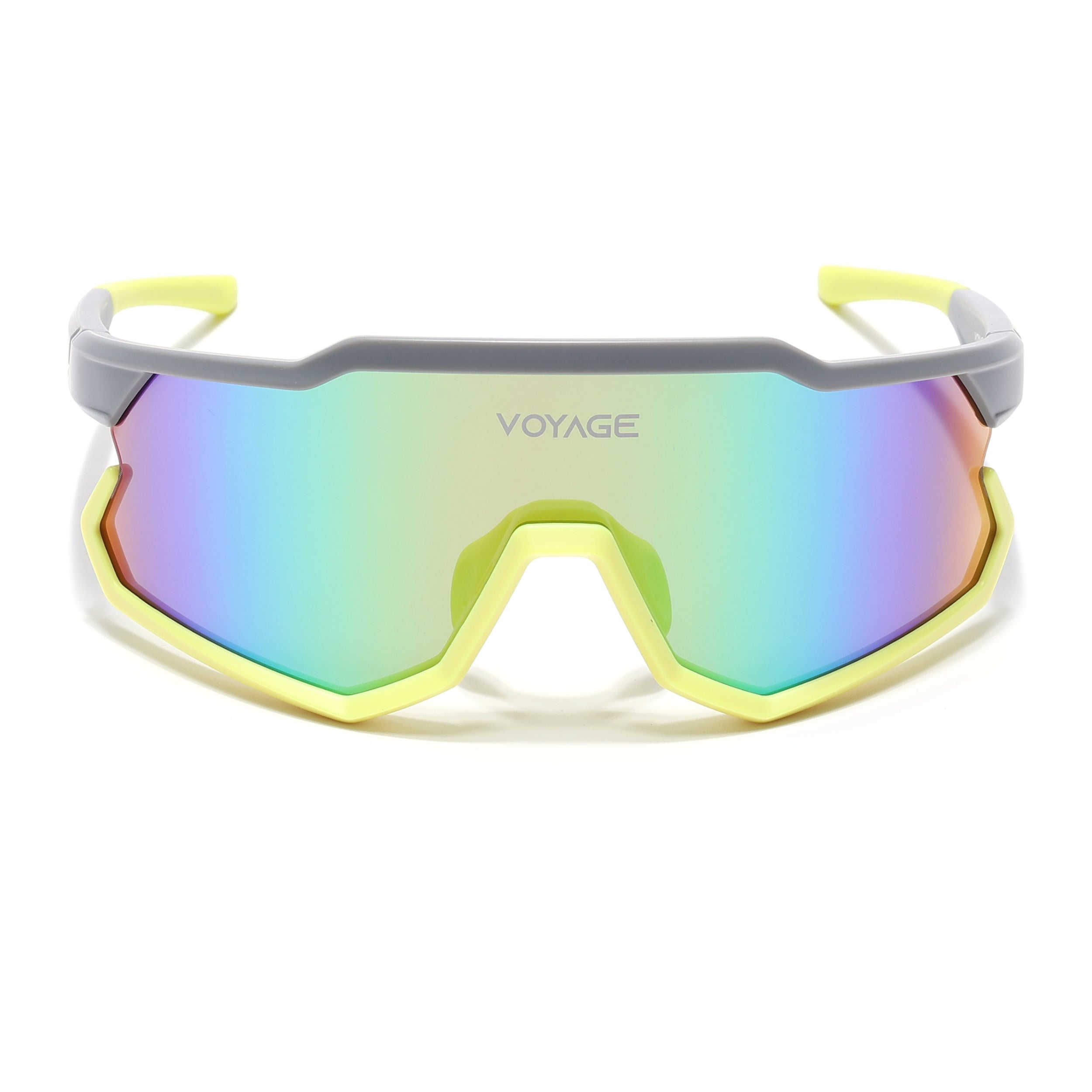 Voyage Select Drift Sunglasses (Grey Lens | Grey & Yellow Frame - SLMG6320)