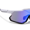 Voyage Select Drift Sunglasses (Blue Lens | White & Black Frame - SLMG6321)