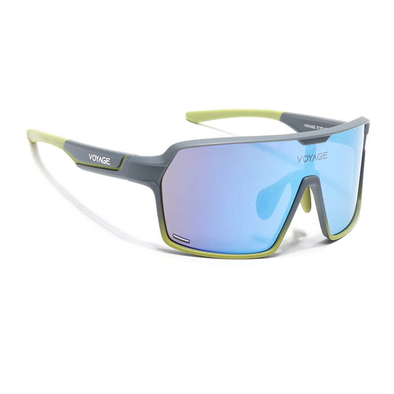 Voyage Select Drift Sunglasses (Grey Lens | Grey & Yellow Frame - SLMG6323)