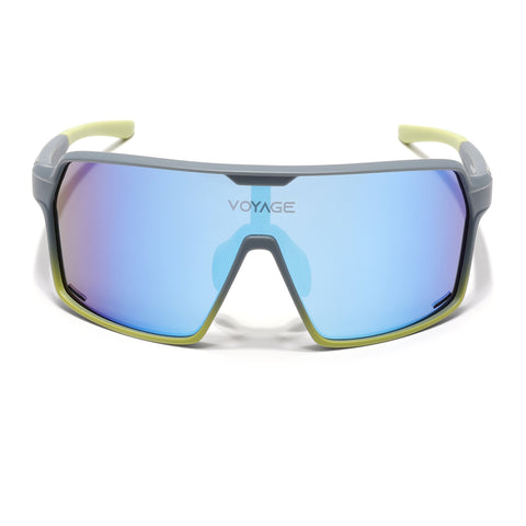 Voyage Select Drift Sunglasses (Grey Lens | Grey & Yellow Frame - SLMG6323)