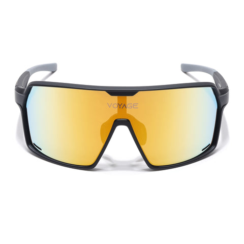 Voyage Select Drift Sunglasses (Golden Lens | Matt Black Frame - SLMG6324)