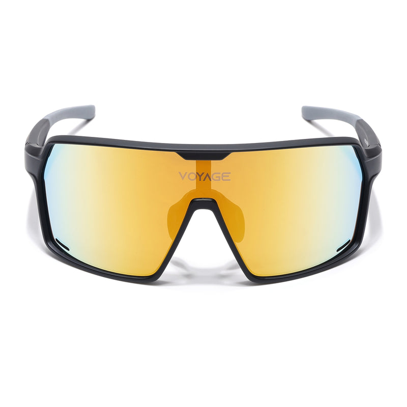 Voyage Select Drift Sunglasses (Golden Lens | Matt Black Frame - SLMG6324)