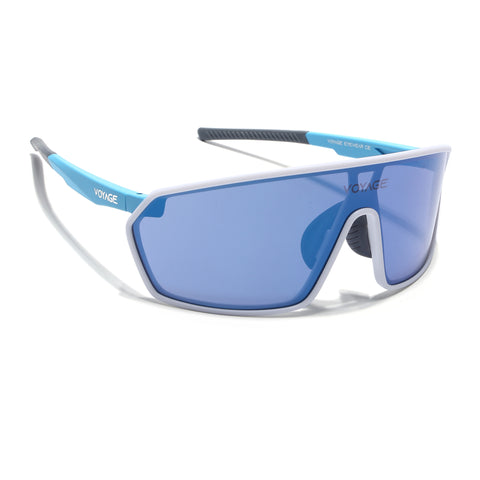 Voyage Select Drift Sunglasses (Light Blue Lens | White Frame - SLMG6329)