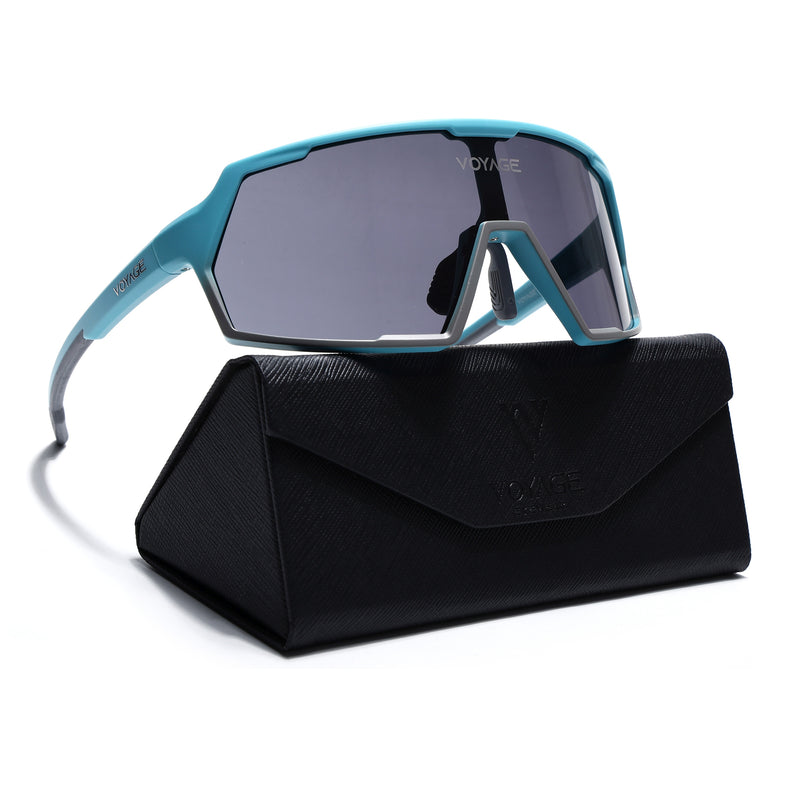 Voyage Select Drift Sunglasses (Black Lens | Sky Blue & Grey Frame - SLMG6334)
