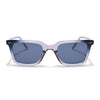 Wayfarer Polarized Sunglasses for Men & Women (Blue Lens | Dark Grey Frame - PMG7874)