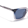 Wayfarer Polarized Sunglasses for Men & Women (Blue Lens | Dark Grey Frame - PMG7874)