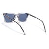 Wayfarer Polarized Sunglasses for Men & Women (Blue Lens | Dark Grey Frame - PMG7874)