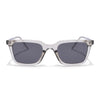 Wayfarer Polarized Sunglasses for Men & Women (Black Lens | Grey Frame - PMG7875)