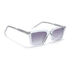 Wayfarer Polarized Sunglasses for Men & Women (Brown Lens | Light Grey Frame - PMG7876)