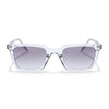 Wayfarer Polarized Sunglasses for Men & Women (Brown Lens | Light Grey Frame - PMG7876)