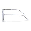 Wayfarer Polarized Sunglasses for Men & Women (Brown Lens | Light Grey Frame - PMG7876)