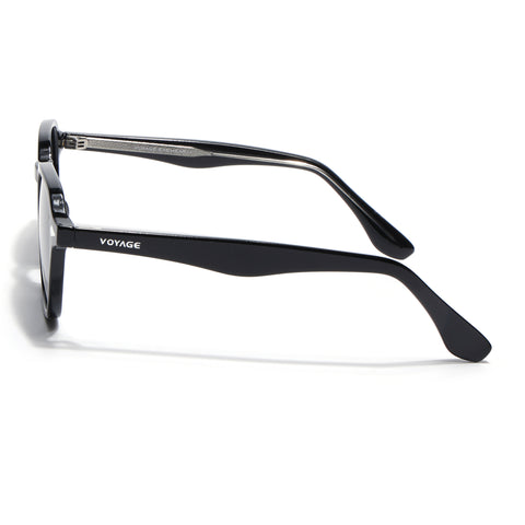 Wayfarer Polarized Sunglasses for Men & Women (Black Lens | Black Frame - PMG7971)