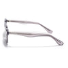 Wayfarer Polarized Sunglasses for Men & Women (Black Lens | Grey Frame - PMG7972)