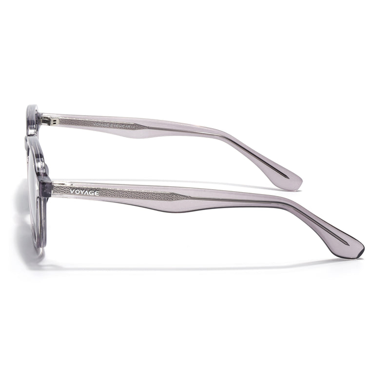 Wayfarer Polarized Sunglasses for Men & Women (Black Lens | Grey Frame - PMG7972)