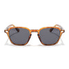 Wayfarer Polarized Sunglasses for Men & Women (Black Lens | Brown Frame - PMG7973)
