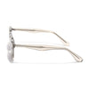 Wayfarer Polarized Sunglasses for Men & Women (Brown Lens | Light Grey Frame - PMG7974)