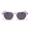 Wayfarer Polarized Sunglasses for Men & Women (Black Lens | Pink Frame - PMG7975)