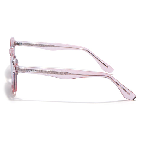 Wayfarer Polarized Sunglasses for Men & Women (Black Lens | Pink Frame - PMG7975)