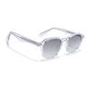 Wayfarer Polarized Sunglasses for Men & Women (Olive Lens | Transparent Frame - PMG7976)
