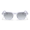 Wayfarer Polarized Sunglasses for Men & Women (Olive Lens | Transparent Frame - PMG7976)