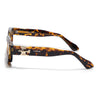 Shyen | Demi Brown Rectangle Polarized Sunglasses | Black Lens - PMG7850