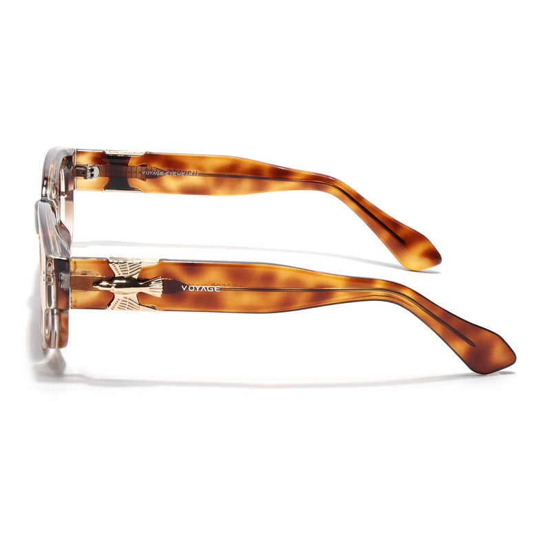 Shyen | Brown Rectangle Polarized Sunglasses | Brown Lens  - PMG7851