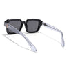 Square Polarized Sunglasses for Men & Women (Black Lens | Black Frame - PMG7965)