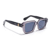 Square Polarized Sunglasses for Men & Women (Grey Lens | Grey Frame - PMG7966)