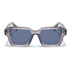 Square Polarized Sunglasses for Men & Women (Grey Lens | Grey Frame - PMG7966)