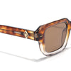 Square Polarized Sunglasses for Men & Women (Brown Lens | Demi Brown Frame - PMG7967)
