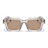 Square Polarized Sunglasses for Men & Women (Brown Lens | Brown Frame - PMG7968)