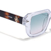 Square Polarized Sunglasses for Men & Women (Olive Lens | Transparent Frame - PMG7970)