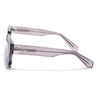 Rectangle Polarized Sunglasses for Men & Women (Grey Lens | Grey Frame - PMG7954)