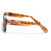 Rectangle Polarized Sunglasses for Men & Women (Brown Lens | Brown Frame - PMG7956)