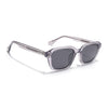 Wayfarer Polarized Sunglasses for Men & Women (Black Lens | Dark Grey Frame - PMG7903)