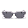 Wayfarer Polarized Sunglasses for Men & Women (Black Lens | Dark Grey Frame - PMG7903)