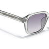 Wayfarer Polarized Sunglasses for Men & Women (Light Brown Lens | Light Grey Frame - PMG7905)
