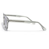 Wayfarer Polarized Sunglasses for Men & Women (Light Brown Lens | Light Grey Frame - PMG7905)