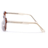 Wayfarer Polarized Sunglasses for Men & Women (Black Lens | Orange Frame - PMG7907)