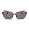 Wayfarer Polarized Sunglasses for Men & Women (Black Lens | Demi Brown Frame - PMG7908)