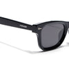Wayfarer Polarized Sunglasses for Men & Women (Black Lens | Black Frame - PMG7883)